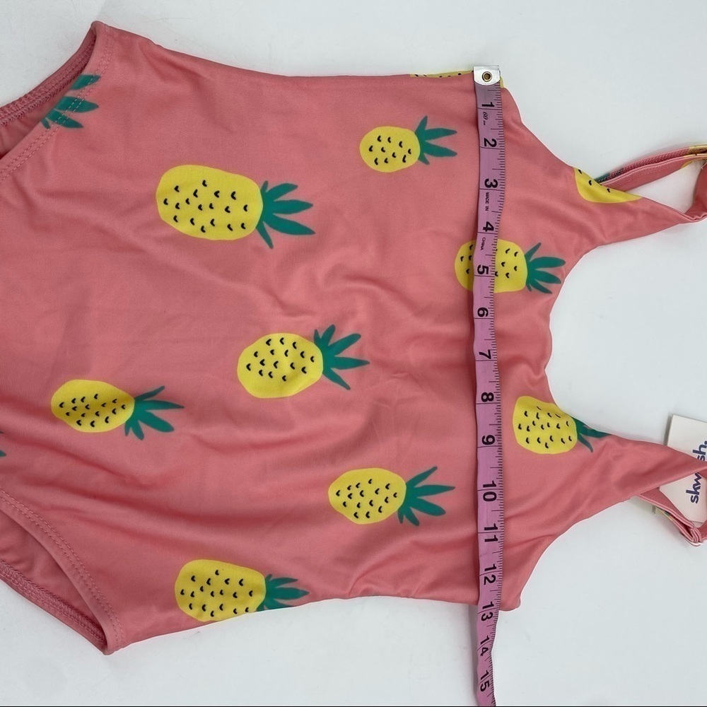 Skwosh Pineapple Party one piece swimsuit NWT! S - Picture 8 of 9